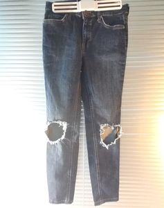 Free People Busted Knee Destroyed Jeans 27 S